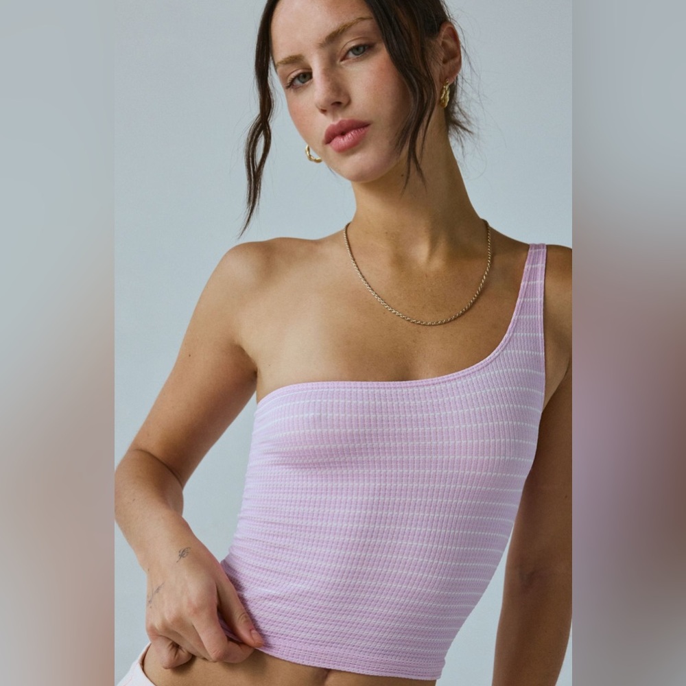 Urban Outfitters Lilac One-Shoulder Top